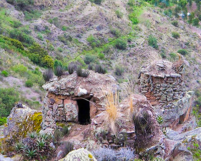 Panoramic image of Perolniyoc located on top of a mountain