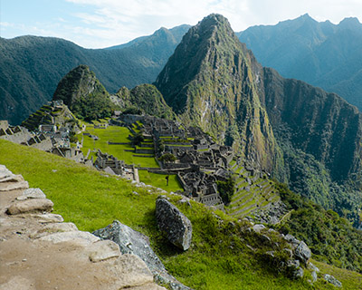 View from the guardian's house in Machu Picchu