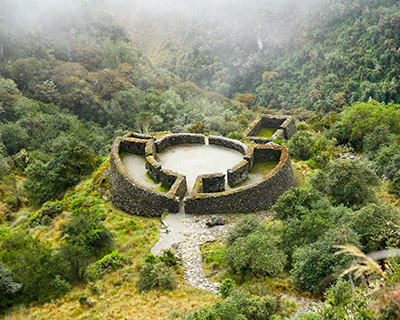 Panoramic image of Runkurakay